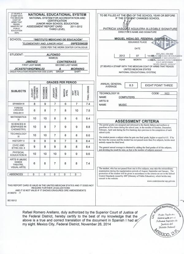 Read more about the article 9th Grade Transcripts